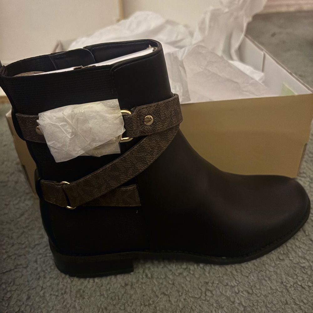 MICHAEL Michael Kors Rory Flat Bootie Faux Leather